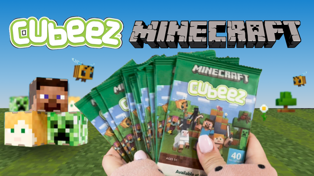 minecraft cubeez unboxing video