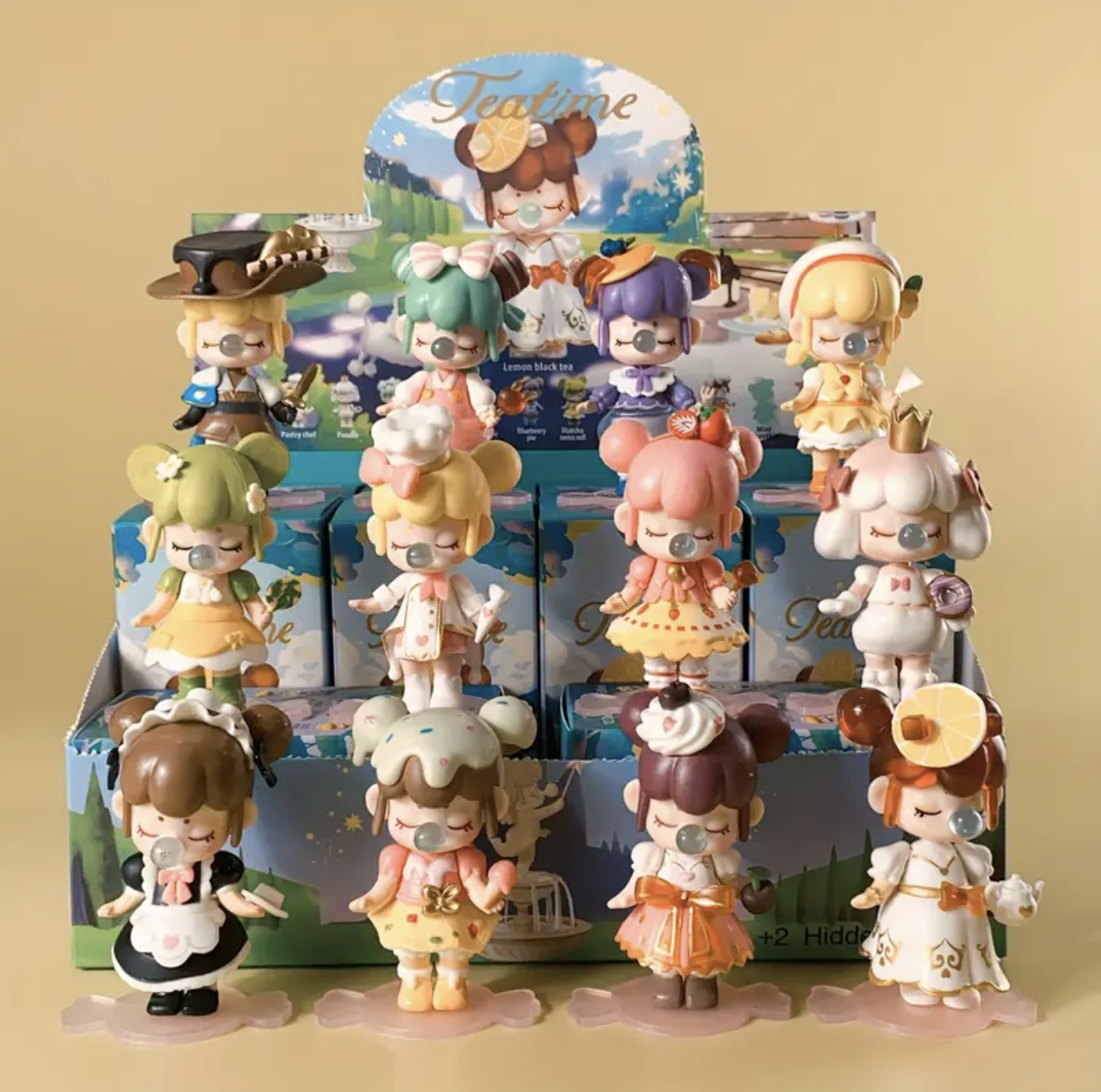 TEMU Tea Time Figures collectible